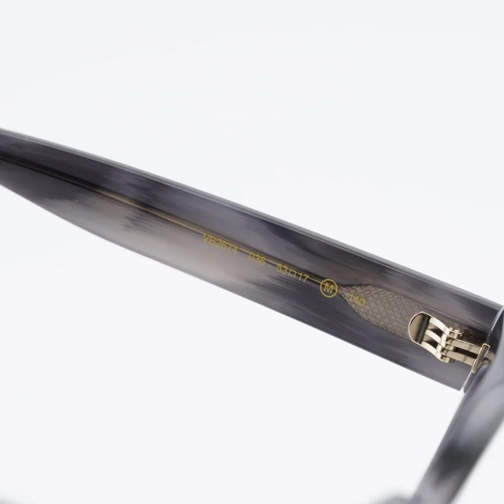Victoria Beckham VB2674 036 Eyeglasses Striped Grey 53mm Cat Eye Frame